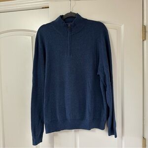 NWT | Jos. A Bank Quarter Zip | Navy | Size XL